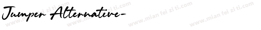 Jumper Alternative字体转换